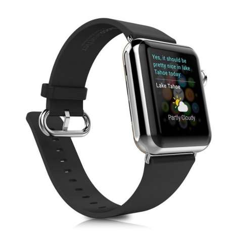 Apple Watch 42mm Stainless Steel Case with Black Classic Buckle Sommerschield - imagem 1