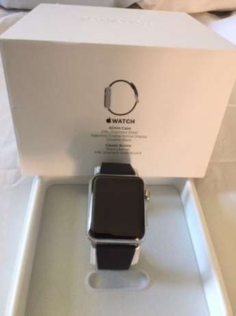 Apple Watch 42mm Stainless Steel Case with Black Classic Buckle Sommerschield - imagem 7