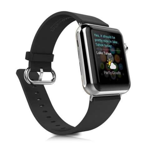 Apple Watch 38mm Stainless Steel Case with Black Classic Buckle Sommerschield - imagem 1