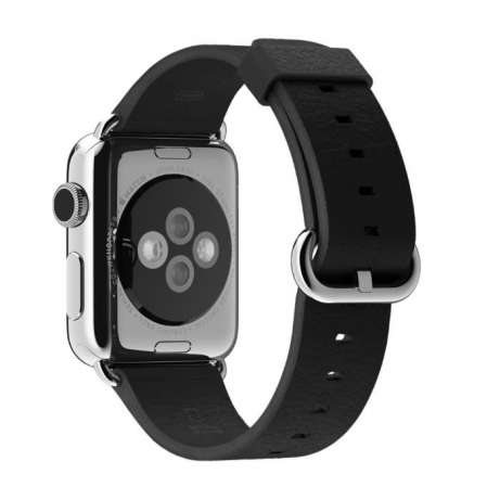 Apple Watch 38mm Stainless Steel Case with Black Classic Buckle Sommerschield - imagem 2