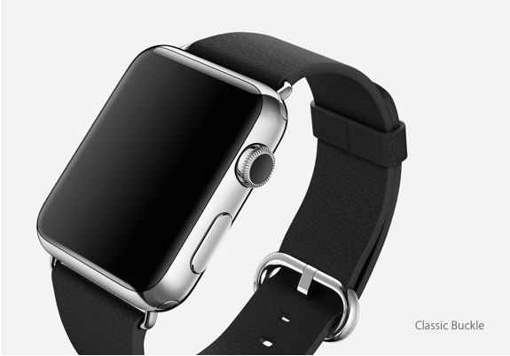 Apple Watch 38mm Stainless Steel Case with Black Classic Buckle Sommerschield - imagem 5