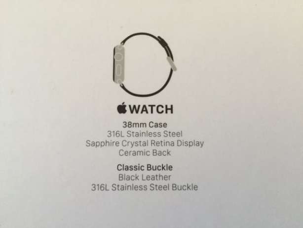 Apple Watch 38mm Stainless Steel Case with Black Classic Buckle Sommerschield - imagem 8