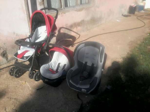Carrinha grande , pequena e cadeira de carro para bebe. Cidade de Matola - imagem 2