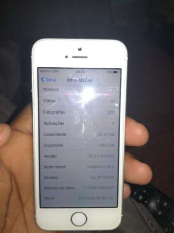 Iphone SE 64gb limpinho Alto-Maé - imagem 4