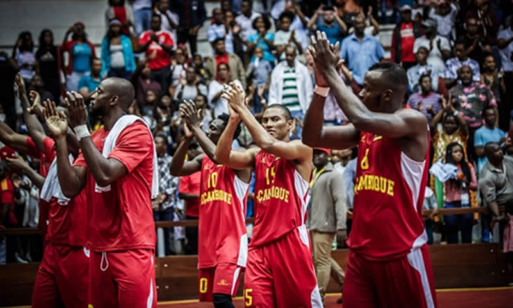 Moçambique sobe oito lugares no ranking da FIBA