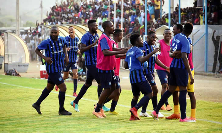 Nkana FC da Zâmbia no caminho da UD Songo