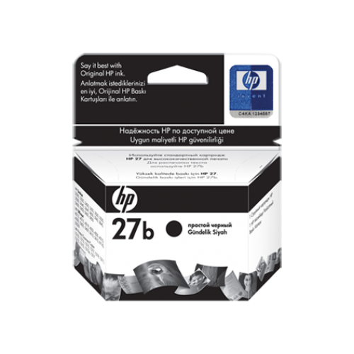 HP 27 Black Inkjet Print Cartridge (C8727AE)