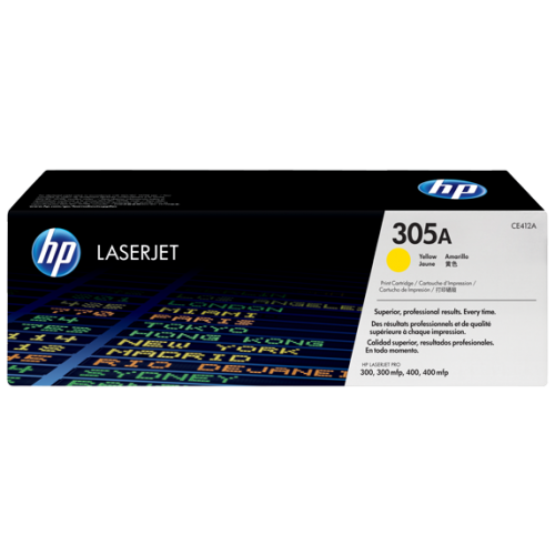 HP 305A Yellow Laserjet Toner Cartridge (CE412A)