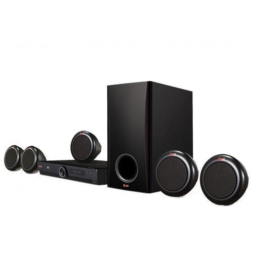 LG DVD Home Cinema DH3140, 300w,5.1ch,DVD,Karaoke,USB,HDMI(DH3140)