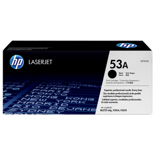 HP 53A Black Laserjet Toner Cartridge (Q7553A)