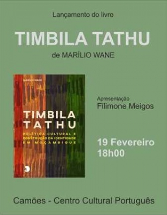 Centro Cultural Português acolhe o lançamento de “Timbila Tathu”