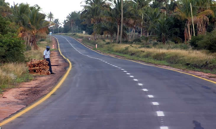 Presidente da República inaugura estrada Panda-Homoíne