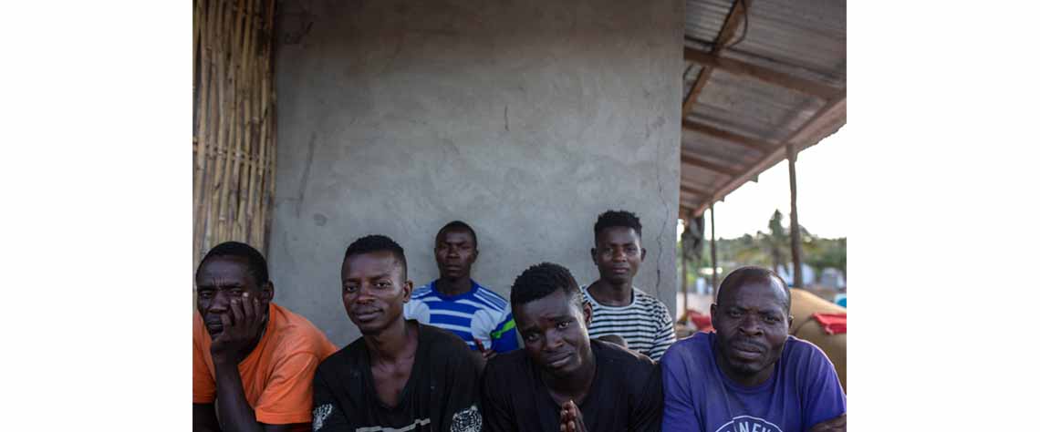 Agricultores de Miangalewa foram obrigados a abandonar seus campos de produção