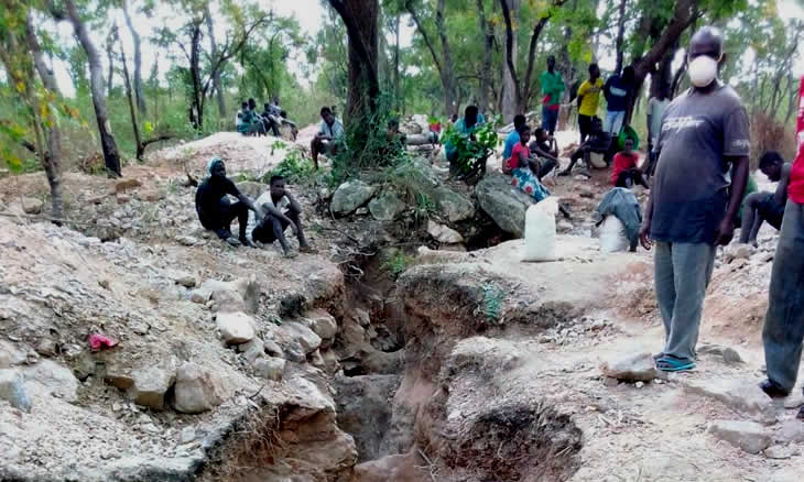 Mineração ilegal: Deslizamento de terra causa uma morte na Zambézia