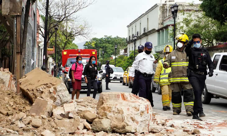 Sismo mata seis pessoas no México