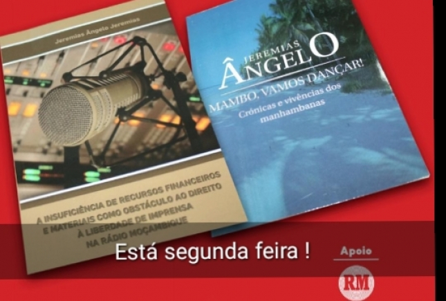 Lançadas em Inhambane 2 obras do jornalista da RM, Jeremias Ângelo