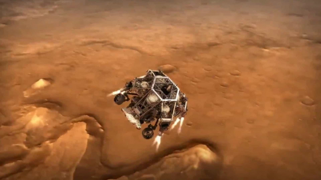 Rover Perseverance pousará em Marte dentro de uma semana